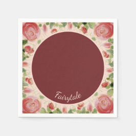 Servilleta De Papel Fancy Fairy Tale Flowe