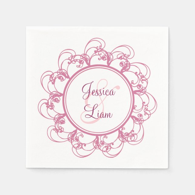 Servilleta De Papel Fancy Floral Napkin (Anverso)