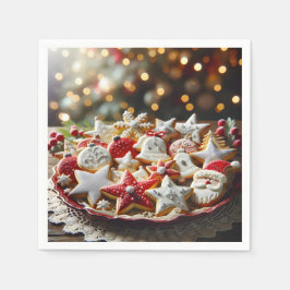 Servilleta De Papel Fancy Navidades Sugar Cookies