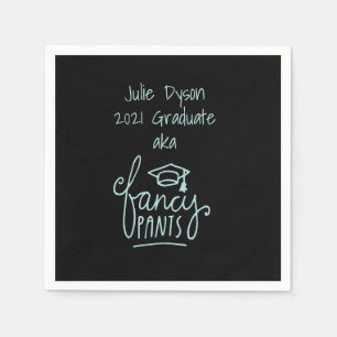 Servilleta De Papel Fancy Pants Funny Graduation Personalizado