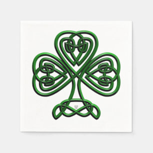 Servilleta De Papel Fancy Shamrock