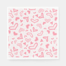 Servilleta De Papel Fancy Valentine Hearts