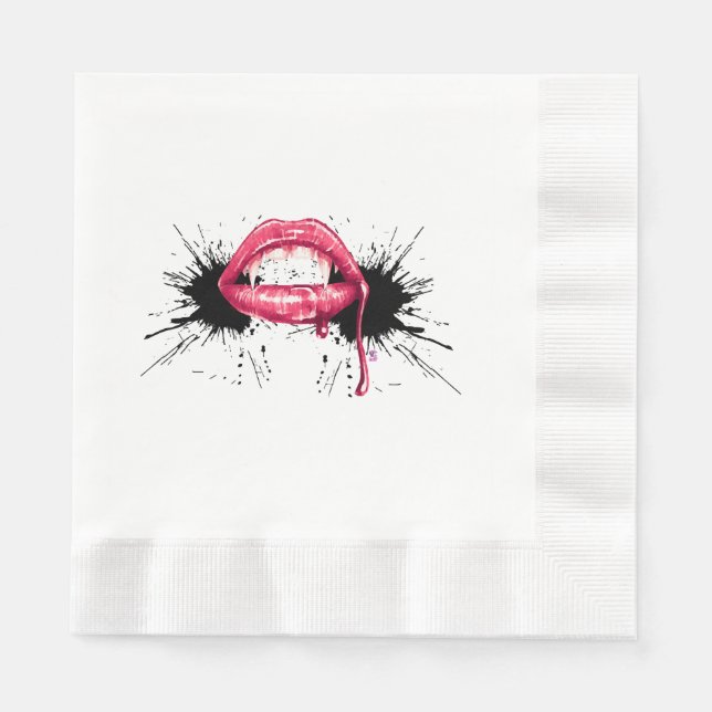 Servilleta De Papel Fangs Splash (Anverso)