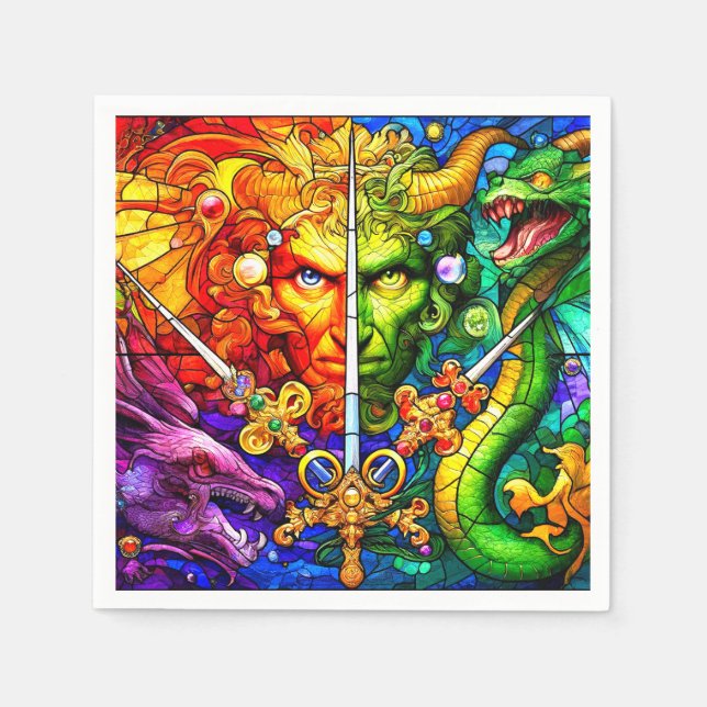 Servilleta De Papel Fantasía (Anverso)