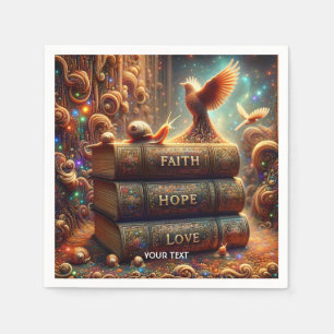 Servilleta De Papel Fantasía amor lindo esperanza