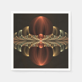 Servilleta De Papel Fantasía Construcción Brillante Resumen Arte Fract