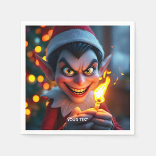 Servilleta De Papel Fantasía Corta Coincidencia Árbol de Navidad