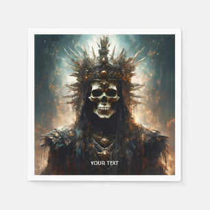 Servilleta De Papel Fantasía Cuidada Cabeza del Viejo Rey