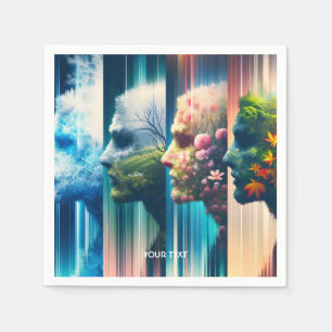 Servilleta De Papel Fantasía curada cuatro años