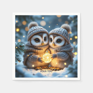 Servilleta De Papel Fantasía Cute Dos Bebés