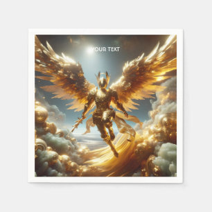 Servilleta De Papel Fantasía Cute Flying Wingor Warrior