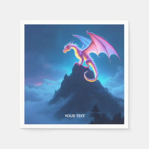 Servilleta De Papel Fantasía Cute Mist Shrouge Dragon