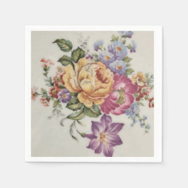 Servilleta De Papel Fantasía floral