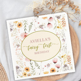 Servilleta De Papel Fantasía Leche Primera Papel de Flor Silvestre