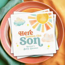 Fantasioso Aquí Viene el Hijo Ducha de Bebé Solead