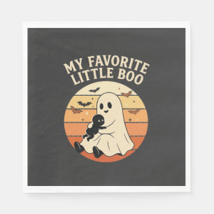 Servilleta De Papel Fantasma bebé retro sol favorito Little Boo Hallow