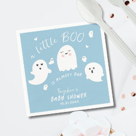 Servilleta De Papel Fantasma Boo Blue Boy Halloween Baby Shower