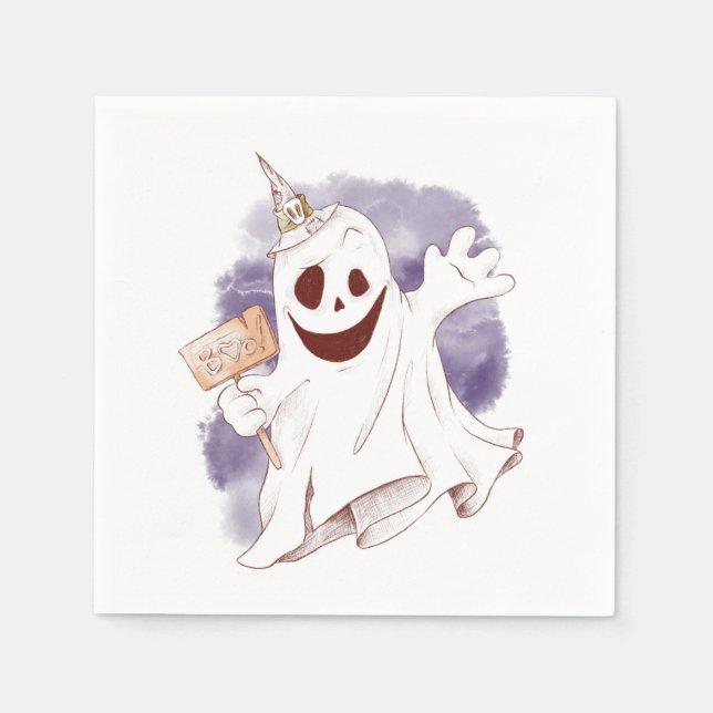 Servilleta De Papel Fantasma Cuta (Anverso)