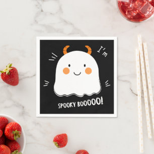Servilleta De Papel Fantasma de demostración de boo espeluznante