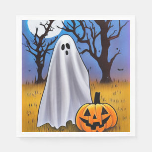 Servilleta De Papel Fantasma de Halloween