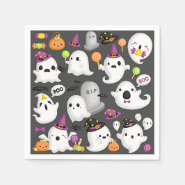 Servilleta De Papel Fantasma de Halloween