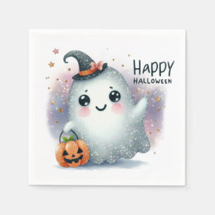 Servilleta De Papel Fantasma de Halloween