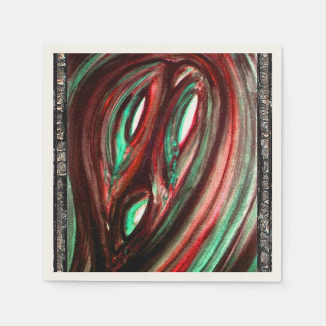 Servilleta De Papel Fantasma de soledad (Anverso)