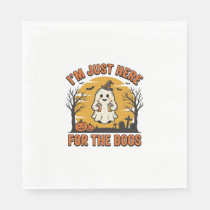 Servilleta De Papel Fantasma divertido de Halloween aquí por los abuch