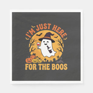 Servilleta De Papel Fantasma Divertido de Halloween Estoy Aquí Solo Po