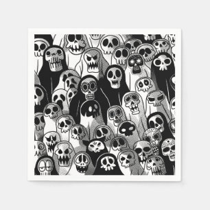Servilleta De Papel Fantasma espeluznante de Halloween