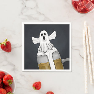 Servilleta De Papel Fantasma espeluznante de Halloween
