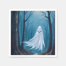 Servilleta De Papel Fantasma Espeluznante | Fiesta Feliz de Halloween