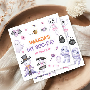 Servilleta De Papel Fantasma Fantasma de Halloween Primer Fiesta de cu