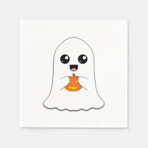 Servilleta De Papel Fantasma Feliz