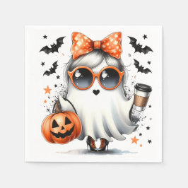 Servilleta De Papel Fantasma/Fiesta de Halloween Sassy