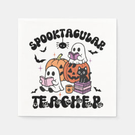 Servilleta De Papel Fantasma Halloween del profesor Spooktacular