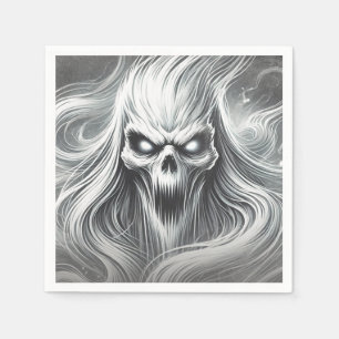 Servilleta De Papel Fantasma Poltergeist Gritando Aterrador Fiesta de 