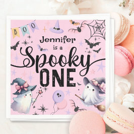 Servilleta De Papel Fantasma Un Chica Cute Fantasma Halloween Primer c