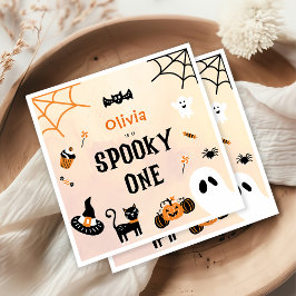 Servilleta De Papel Fantasma un fantasma lindo en Halloween Primer cum