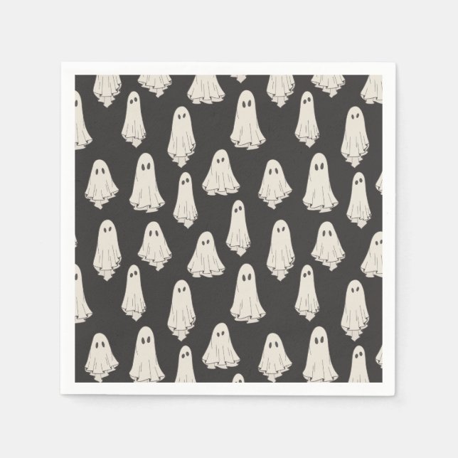 Servilleta De Papel Fantasmas (Anverso)
