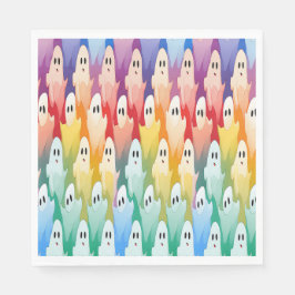 Servilleta De Papel Fantasmas de arco iris