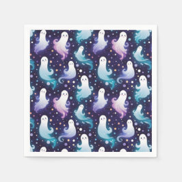 Servilleta De Papel Fantasmas de Halloween, Pequeño Boo!