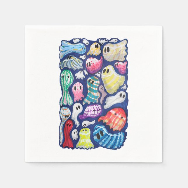 Servilleta De Papel Fantasmas inclusivos (Anverso)
