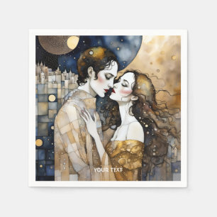 Servilleta De Papel Fantasy Cute Chica Boy Night