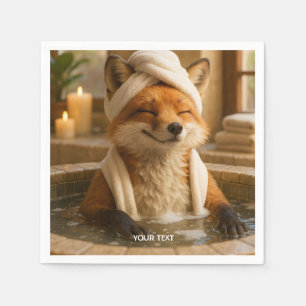 Servilleta De Papel Fantasy Cute Fox En Spa