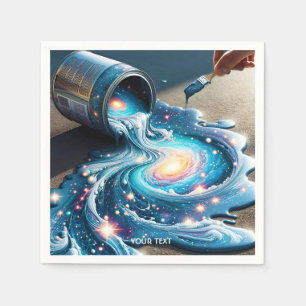 Servilleta De Papel Fantasy Cute Paint Space Stars