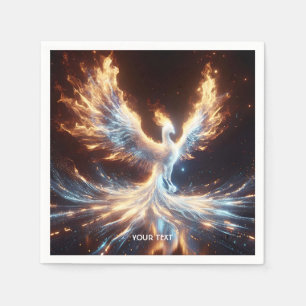 Servilleta De Papel Fantasy Cute Phoenix Fire Reborn