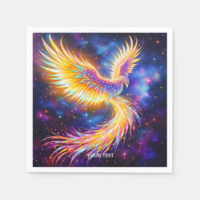 Servilleta De Papel Fantasy Cute Starlight Phoenix Space (Anverso)