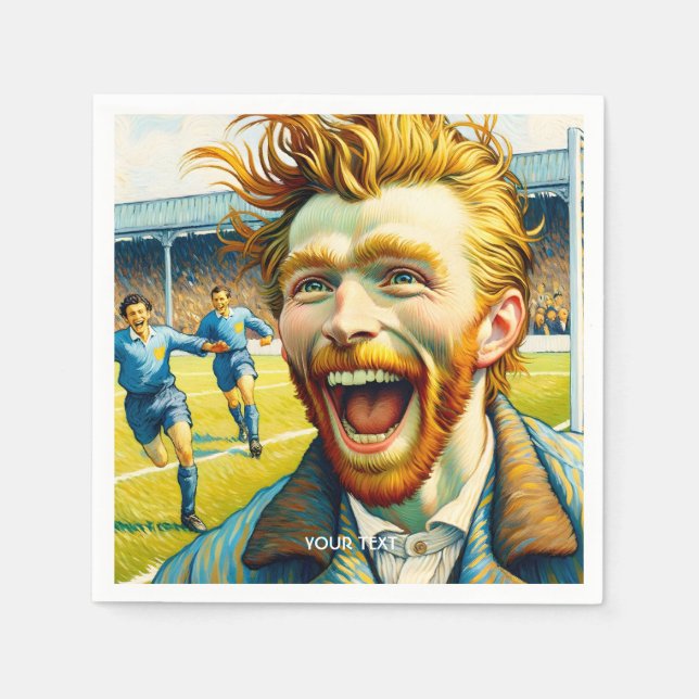 Servilleta De Papel Fantasy Cute Vincent Van Goal (Anverso)