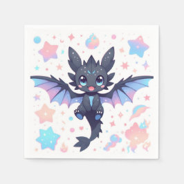 Servilleta De Papel Fantasy Sweet Dragon Baby Shower